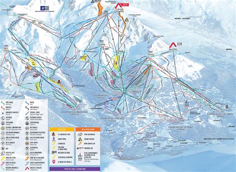 courchevel france map.